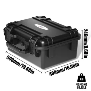 ampgarden 48v 105ah lifepo₄ battery – suitcase case