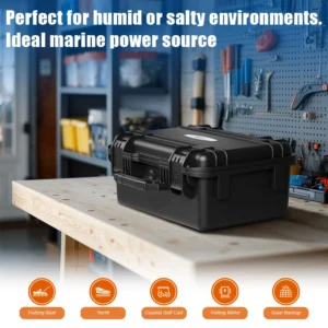 ampgarden 48v 105ah lifepo₄ battery – suitcase case